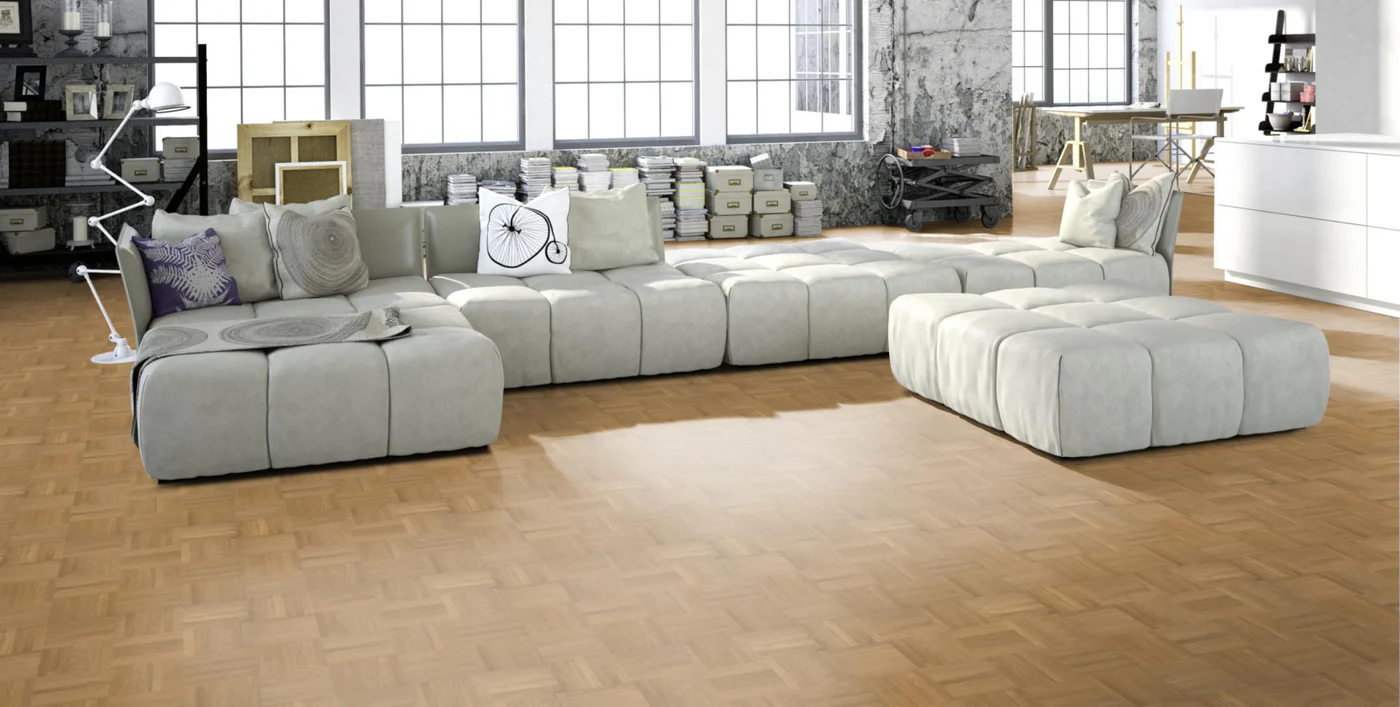 Gunreben Mosaikparkett Art. A000A0100000 Eiche natur/select Würfel 8 x 22,86 mm roh Länge 160 mm