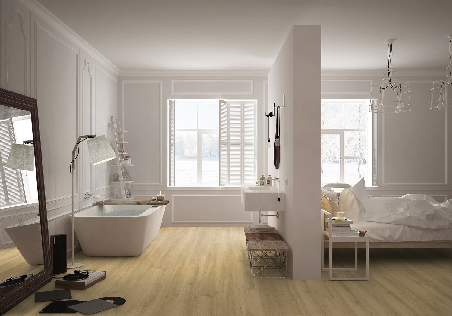 Gerflor Virtuo 30 Rigid Acoustic Landhausdiele Designvinyl Art. 39120997 Sunny Nature 5,4 mm