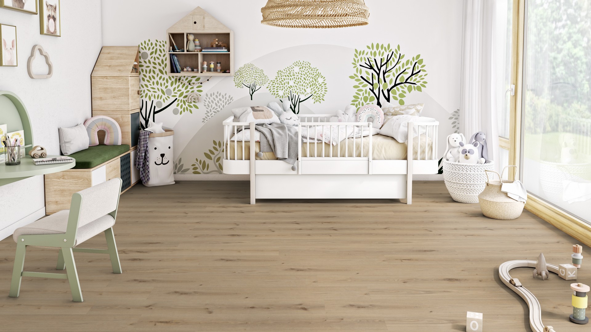 Tarkett Essence Rigid 55 Designvinyl Art. 260030004 Primary Oak Natural 5 mm