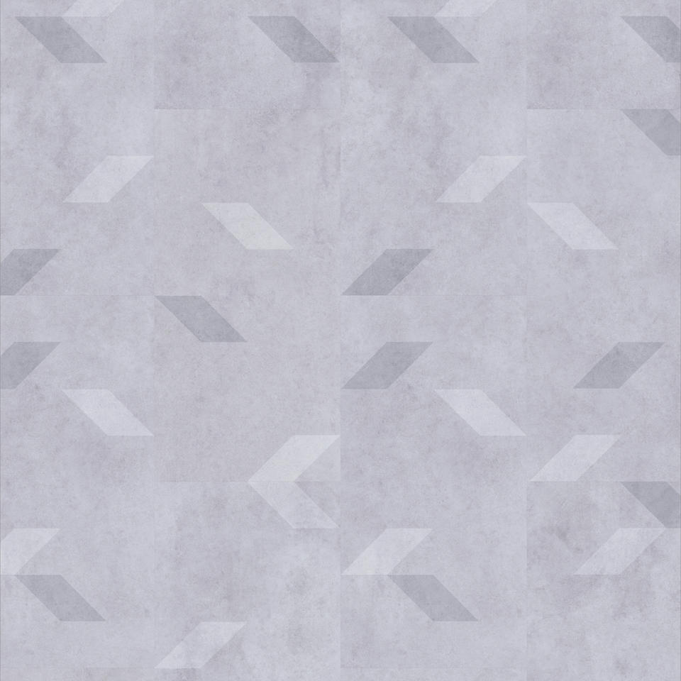 TARKETT Cementi Click Vinylboden Art. 24778011 Facets Tonal Light Grey Fase 4-seitig 7,5 mm