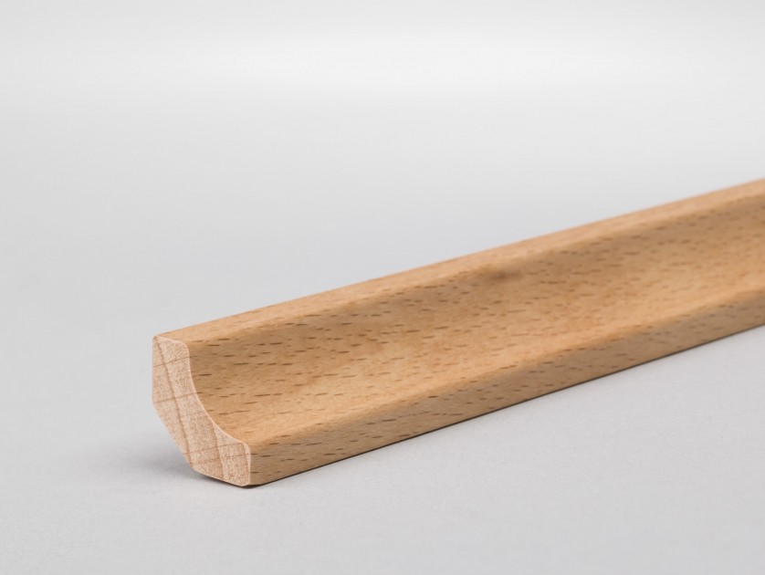 WAGNER Hohlkehlleiste Art. 133-6-10 Profil 133 Massivholz Buche geölt 14 x 14 mm