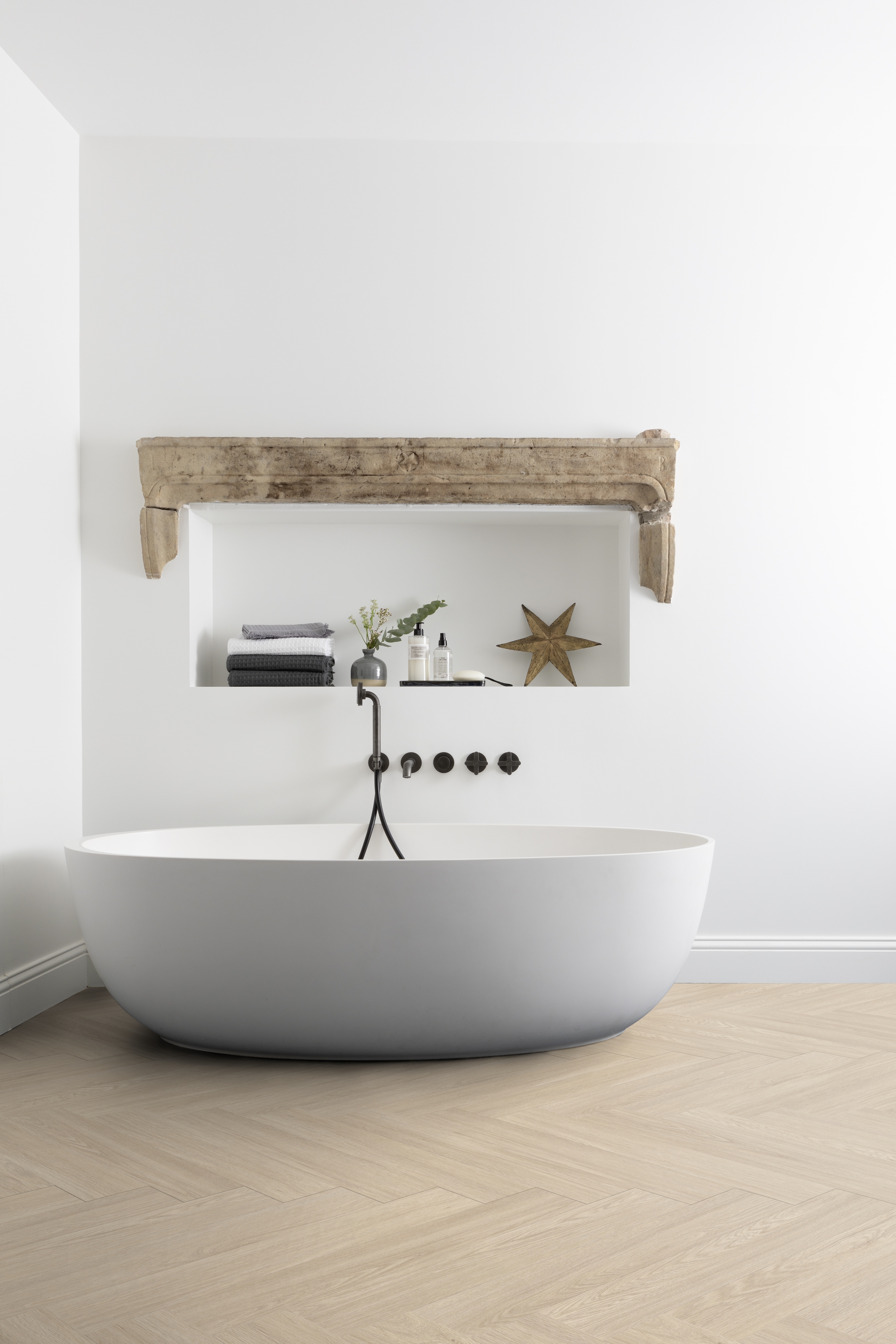 Gerflor Virtuo 55 Herringbone Designvinyl Art. 39201464 Blomma Light 2,5 mm