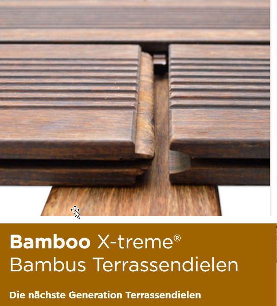 MOSO Bamboo X-treme BO-DTHT171G Terrassendielen 20 x 137 x 1850