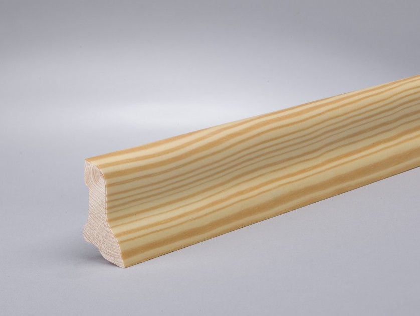 WAGNER furnierte Sockelleiste Art. 7500-25 Profil 7500 Massivholz Ahorn UV-lackiert 40 x 22 mm