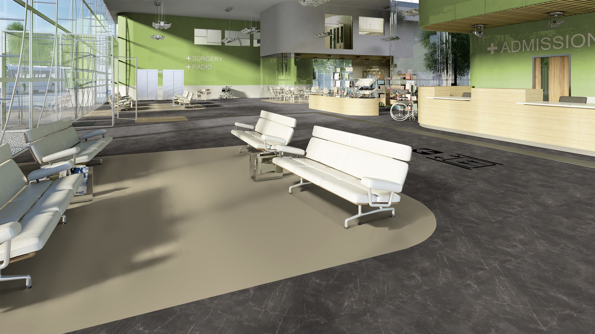 Tarkett iD Inspiration Loose-Lay Designvinyl Art. 24644030  Marble Black 4,5 mm