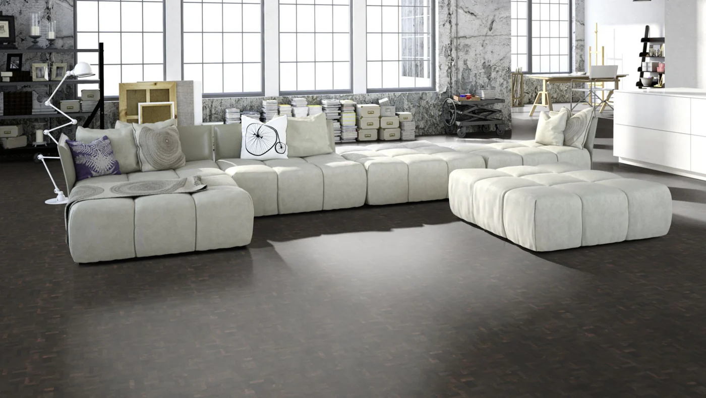 Gunreben Hirnholzboden Art. A401005A5000 Räuchereiche Würfel antik 20 x 60 mm roh