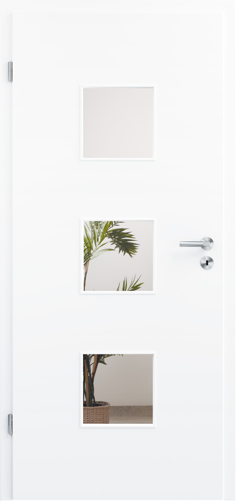 Köhnlein Türen mit unterschiedlichen Lichtausschnitten Design-LA 3 Quadrate 