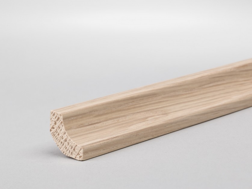 WAGNER Hohlkehlleiste Art. 133-1-29 Profil 133 Massivholz Eiche weiß geölt 14 x 14 mm