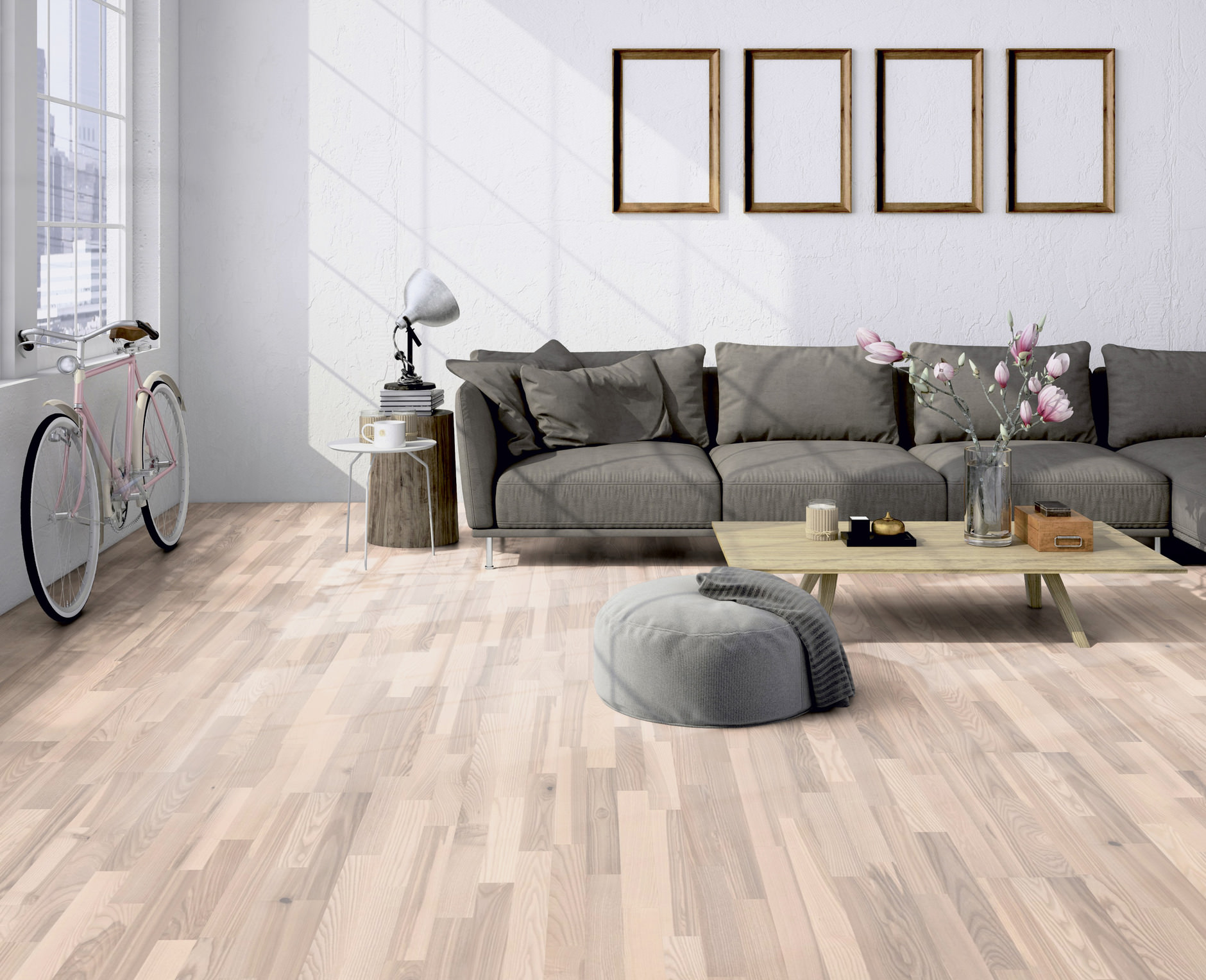 Ter Hürne Parkett Grand Naturals Collection Art. 1101010889 Eiche schilfgrau Landhausdiele 13 mm