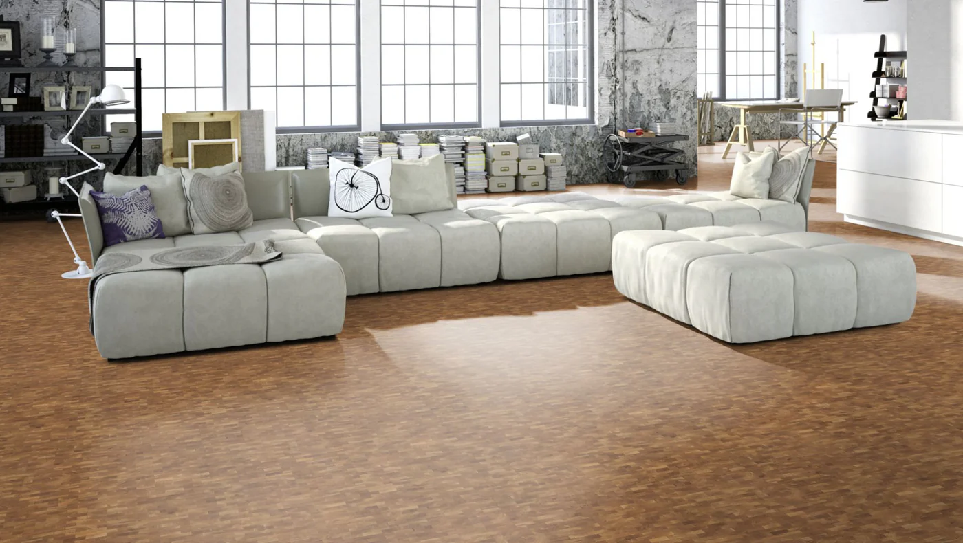 Gunreben Hirnholzboden Art. A40180050000 Eiche engl. Verband mix 20 x 60 mm roh 