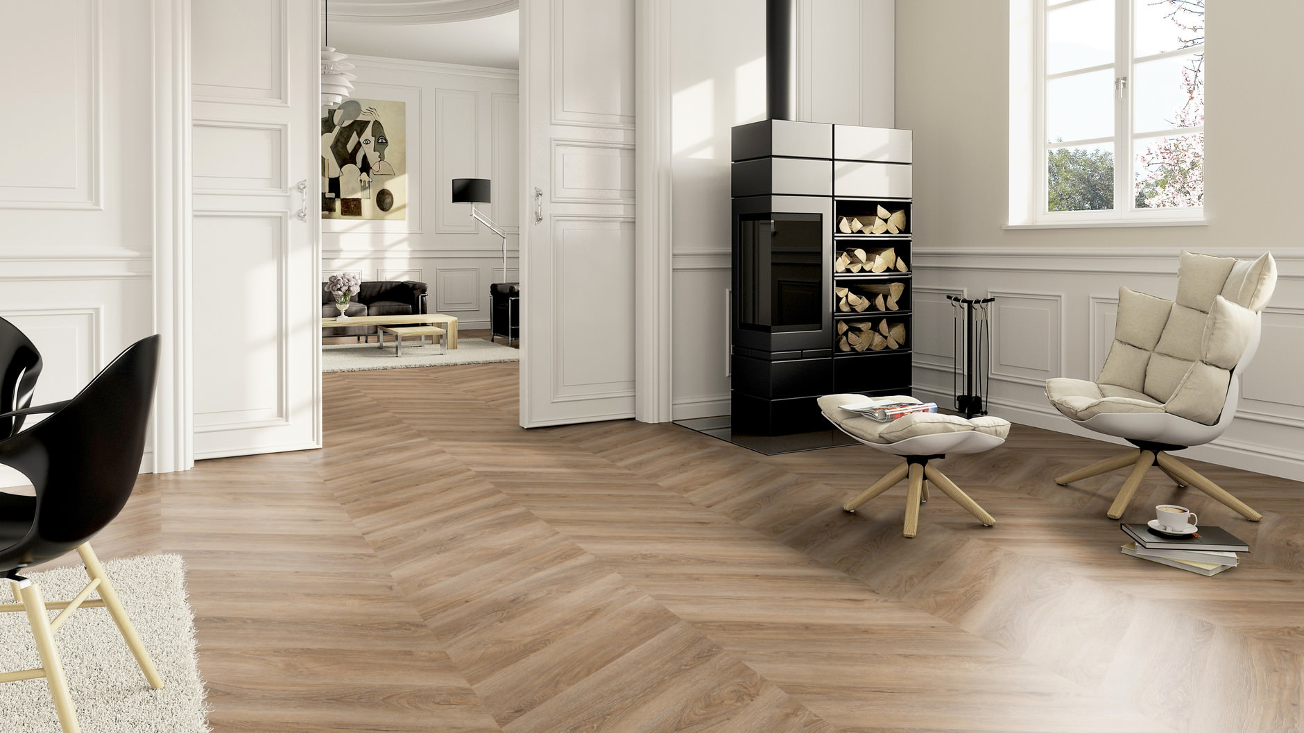 Ter Hürne Chevron Edition PRO Designvinyl Art. 1101210700 Eiche Malaga 2,5 mm