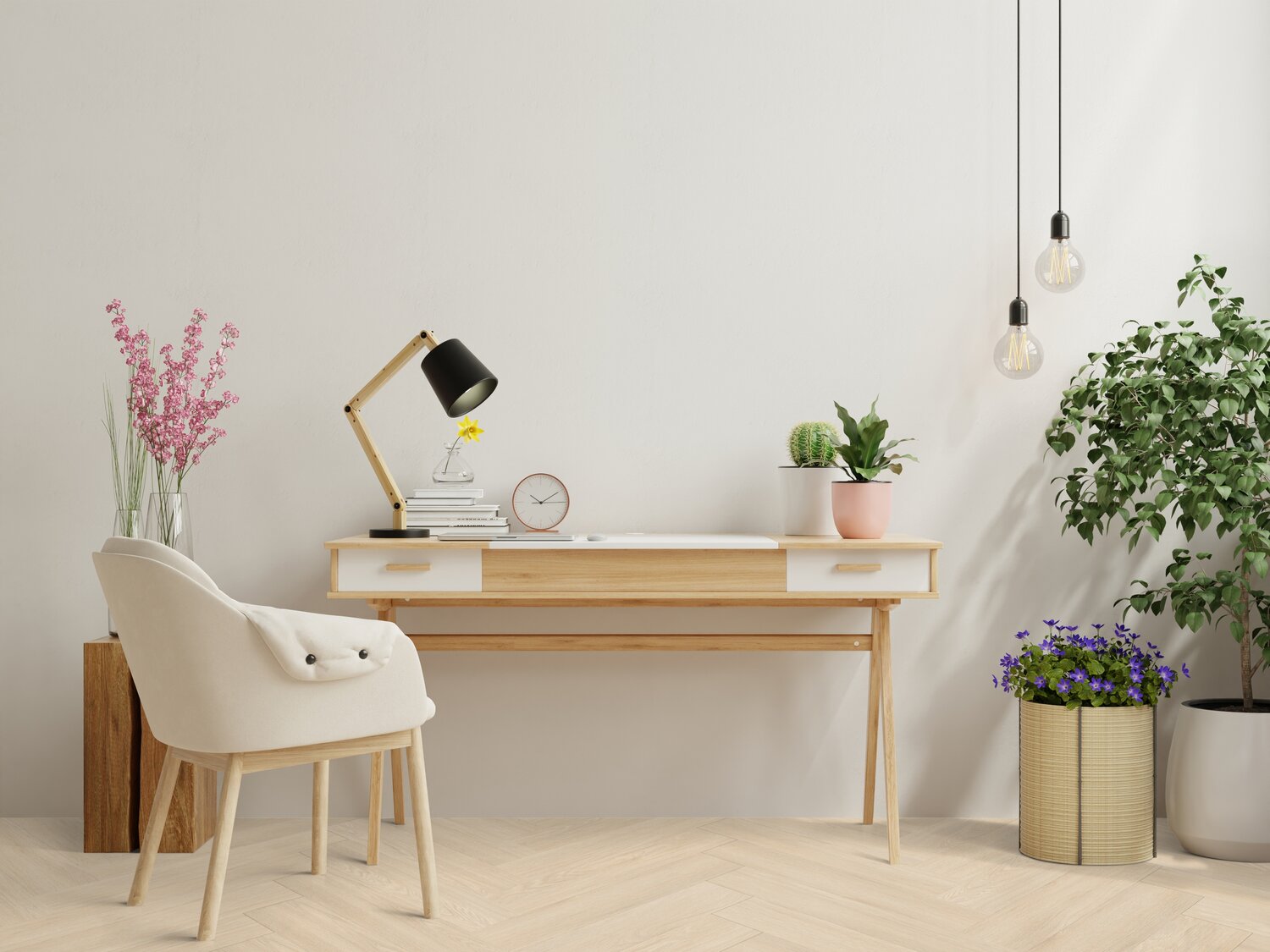 Gerflor Virtuo 55 Herringbone Designvinyl Art. 39201460 Blomma Beige 2,5 mm