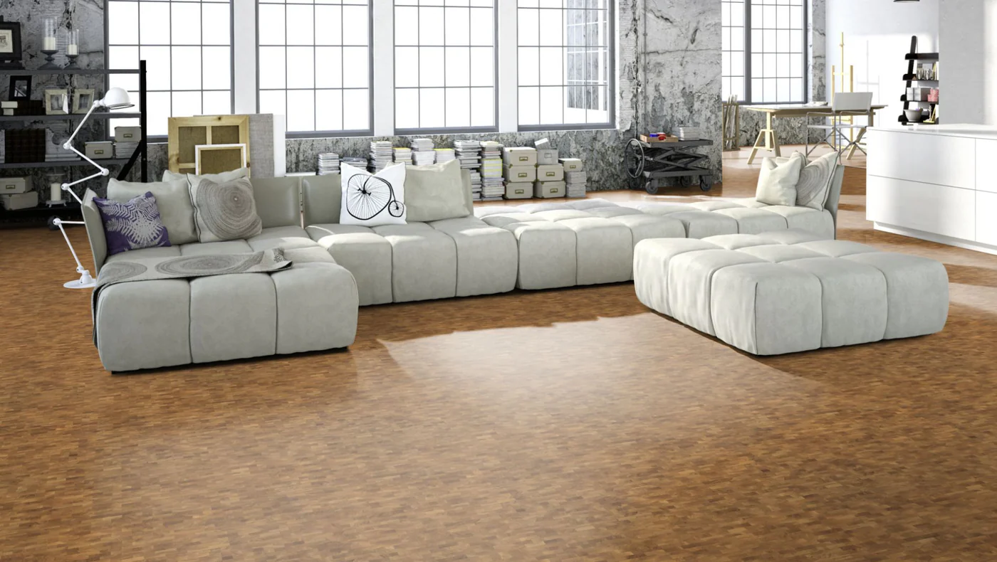 Gunreben Hirnholzboden Art. A40100080000 Eiche engl. Verband markant 20 x 60 mm roh